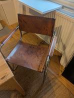 Marcel Breuer 4x sledestoelen, Ophalen, Gebruikt, Bruin, Leer