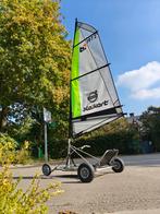 Blokart met 3 m2 zeil in goede staat, Watersport en Boten, Zeilen en Zeiltoebehoren, Ophalen, Gebruikt, Minder dan 15 m²
