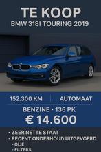 Te koop: BMW 318i Touring 2019 -, Auto's, BMW, Automaat, Stof, Blauw, Bedrijf