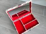 juwelen-sieraden koffer (vintage), Huis en Inrichting, Woonaccessoires | Kisten, Ophalen, Minder dan 50 cm, Minder dan 50 cm, Minder dan 50 cm