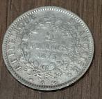 Pièce 5 fr hercule argent 1873