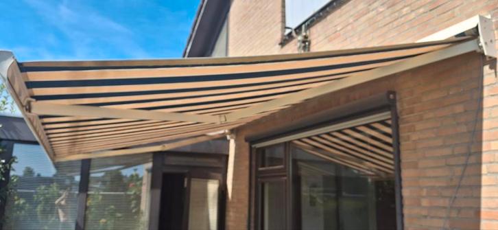 ●4mBreed ×2,5m Verano Electr ●4mBr ×3m handb ●3mBr ×2m handb, Tuin en Terras, Zonneschermen, Gebruikt, Ophalen