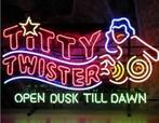 Titty Twister neon en veel andere leuke USA decoratie neons, Verzamelen, Ophalen of Verzenden, Nieuw, Lichtbak of (neon) lamp