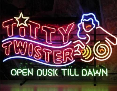 Titty Twister neon en veel andere leuke USA decoratie neons, Verzamelen, Merken en Reclamevoorwerpen, Nieuw, Lichtbak of (neon) lamp