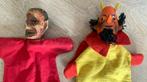 Vieilles marionnettes en bois, diable (2 pièces), Antiquités & Art, Enlèvement ou Envoi