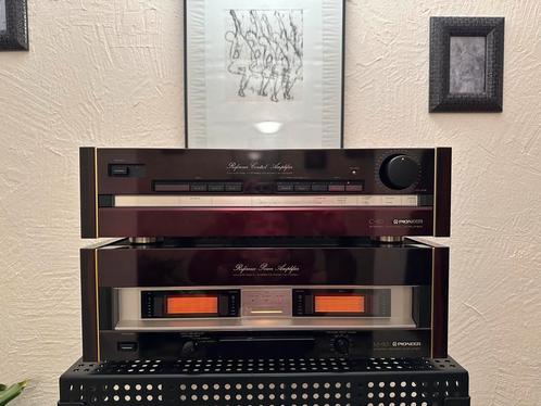 Pioneer M-90+C90 urushi, Audio, Tv en Foto, Versterkers en Ontvangers, Zo goed als nieuw, Stereo, 120 watt of meer, Pioneer, Ophalen of Verzenden