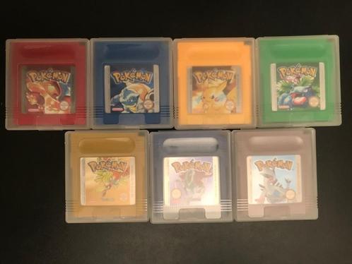 Jeux Pokemon rouge bleu jaune or argent vert cristal GB, Consoles de jeu & Jeux vidéo, Jeux | Nintendo Game Boy, Comme neuf, Enlèvement ou Envoi