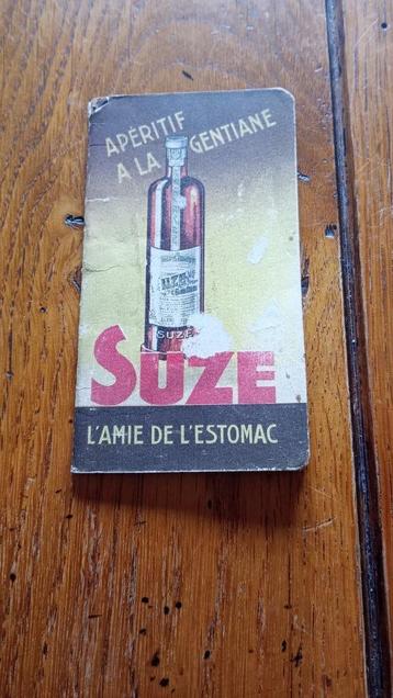 Alcool, liqueur ancien petit carnet Suze #1