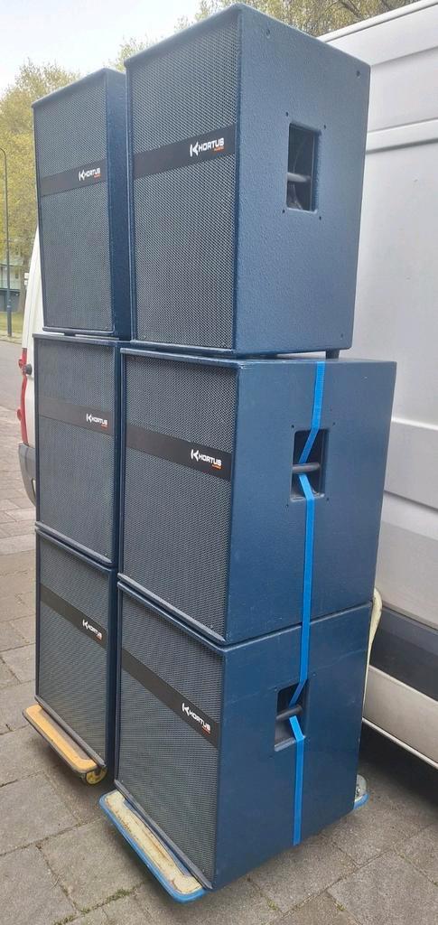 Pro-mann aeria 18" speakerset, Audio, Tv en Foto, Luidsprekerboxen, Zo goed als nieuw, Ophalen