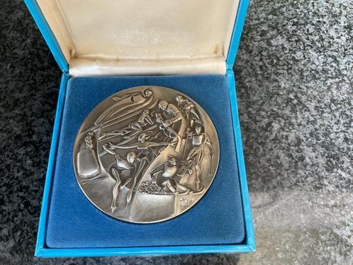 Médaille des Jeux Olympiques de Lake Placid 1980, Timbres & Monnaies, Pièces & Médailles, Autres matériaux, Enlèvement ou Envoi