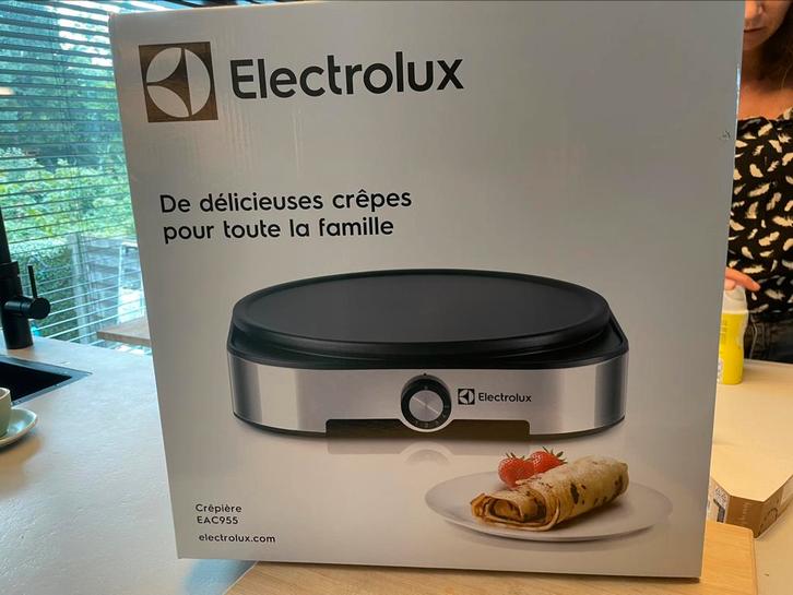 Electrolux pannenkoekenplaat NIEUW, Elektronische apparatuur, Kookplaten, Nieuw, Vrijstaand, Elektrisch, Ophalen of Verzenden