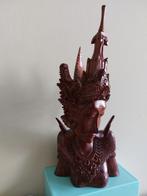 Buste en bois du torse du dieu hindou Rama balinais Indonési, Enlèvement ou Envoi