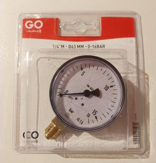 Manometer Van Marcke., Doe-het-zelf en Bouw, Meetapparatuur, Nieuw, Ophalen of Verzenden