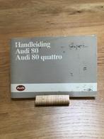 Handleiding Audi 80-audi80 quattro, Ophalen of Verzenden