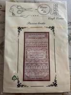 Kruissteekpatroon + linnen stof, Enlèvement ou Envoi, Neuf, Patron