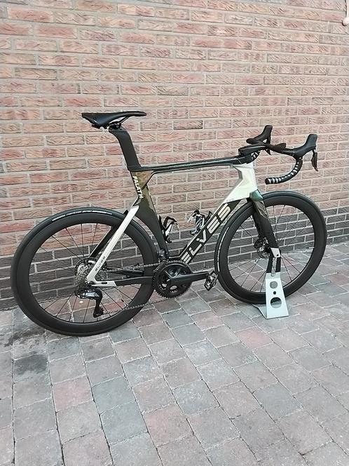 Koersfiets carbon disc ultegra 12 speed dubbel vermogen trap, Fietsen en Brommers, Fietsen | Racefietsen, Zo goed als nieuw, Carbon