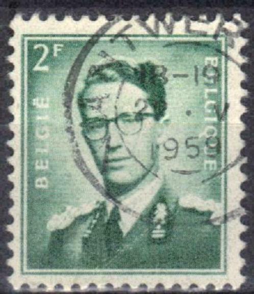 Belgie 1958 - Yvert/OBP 1066 - Koning Boudewijn (ST), Timbres & Monnaies, Timbres | Europe | Belgique, Affranchi, Maison royale