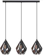 EGLO Carlton 1 Hanglamp - E27 - 80,5 cm - Zwart/Koper, Ophalen, Gebruikt