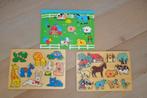 Drie houten puzzels, Ophalen of Verzenden, Zo goed als nieuw, Van hout