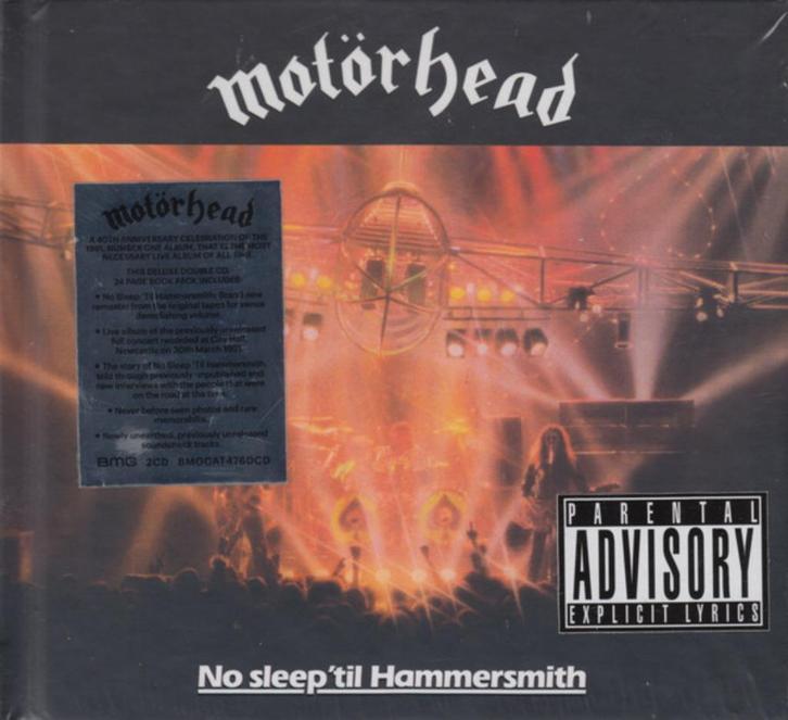 CD NEW: MOTÖRHEAD - No Sleep 'til Hammersmith (2021 edition), Cd's en Dvd's, Cd's | Hardrock en Metal, Nieuw in verpakking, Ophalen of Verzenden