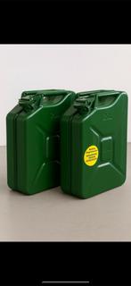 Jerrycan metal 20 L Vintage, Auto-onderdelen, Brandstofsystemen, Ophalen, Gebruikt