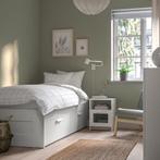 IKEA Brimnes eenpersoonsbed inclusief matras + lattenbodem, Huis en Inrichting, Slaapkamer | Complete slaapkamers, Zo goed als nieuw