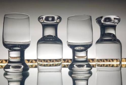 4 Ittala/mod. Joiku/Tapio Wirkkala schnaps/shot 5 cl Finland, Verzamelen, Glas en Drinkglazen, Nieuw, Borrel- of Shotglas, Ophalen