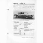 Ford Taunus Vraagbaak losbladig 1971 #2 Nederlands, Gelezen, Ophalen of Verzenden, Ford
