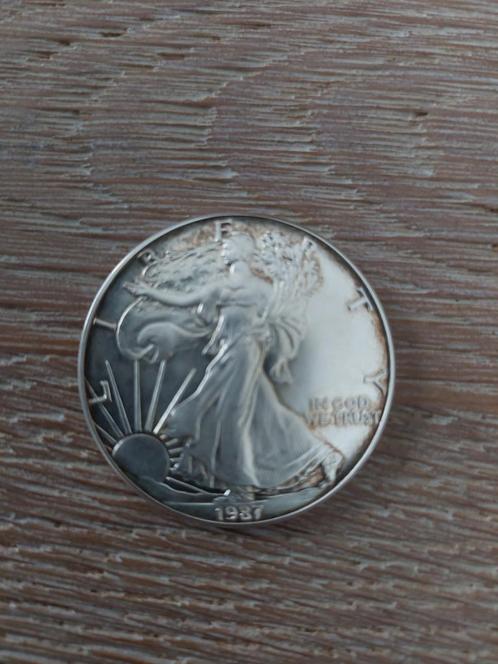 USA silver collector coin, Postzegels en Munten, Munten | Amerika, Losse munt, Zilver, Ophalen of Verzenden