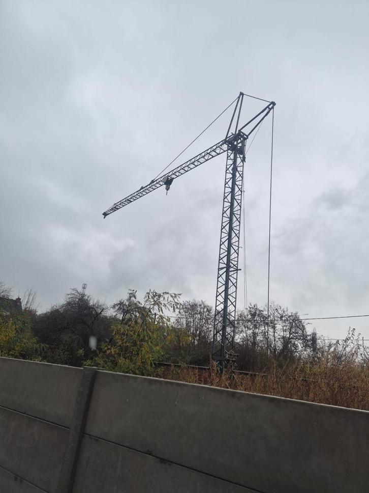 Telescopische torenkraan H12 L10, Zakelijke goederen, Machines en Bouw | Kranen en Graafmachines, Kraan, Ophalen