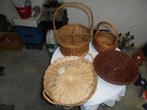 Rieten korven, Huis en Inrichting, Woonaccessoires | Schalen en Manden, Mand, Nieuw, Ophalen of Verzenden, Riet