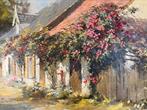 Schilderij. Doek 1m op 80cm., Antiek en Kunst, Ophalen