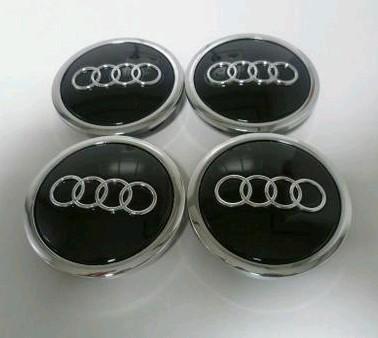 4x 69 mm of 61 mm Audi naafdoppen/center caps Rs6 gmp rotor, Auto-onderdelen, Overige Auto-onderdelen, Audi, Nieuw, Ophalen of Verzenden
