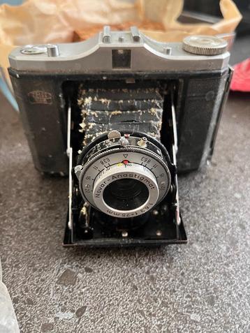 Antiek fototoestel zeiss Nettar fototoestel