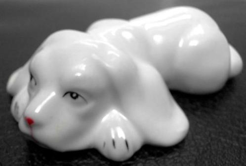 Bedankje - Hondje porselein doopsuiker - 20 stuks voor 7€, Kinderen en Baby's, Kraamcadeaus en Geboorteborden, Nieuw, Kraamcadeau