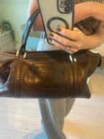 Mooie vintage delvaux handtas VERKOCHT, Ophalen, Gebruikt, Bruin, Handtas