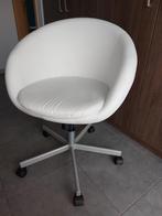 Bureaustoel Skruvsta (Ikea), Huis en Inrichting, Ophalen, Gebruikt, Wit, Bureaustoel