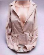 ✨️JF LEFON Prachtig Beige/Lichtroze Jasje- Maat 38✨️✨️, Kleding | Dames, Jasjes, Kostuums en Pakken, Maat 38/40 (M), Beige, JF Lefon