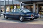 Jaguar XJ 5.3 V12 (bj 1976, automaat), Auto's, 4 deurs, Beige, Blauw, Leder