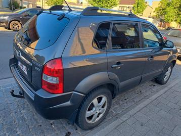 Hyundai tucson 2.0 Diezel 2007, Auto's, 100 kW, Zwart, Zwart, Leder