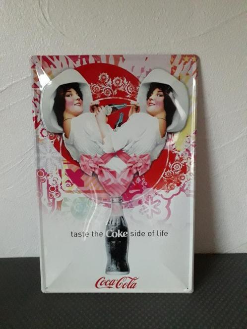 Reclame Coca cola blik, Verzamelen, Merken en Reclamevoorwerpen, Zo goed als nieuw, Reclamebord, Ophalen of Verzenden