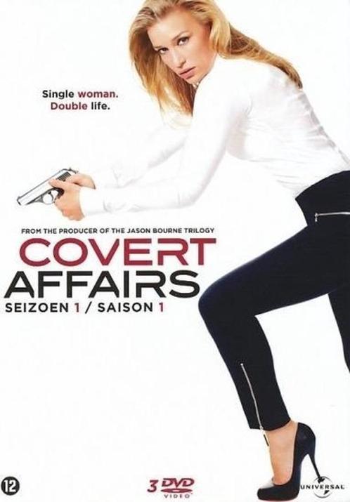 COVERT AFFAIRS SEIZOEN 1-2, CD & DVD, DVD | TV & Séries télévisées, Comme neuf, Action et Aventure, Coffret, À partir de 12 ans