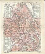 1910 - Gent stadsplan + centrumplan, Verzenden