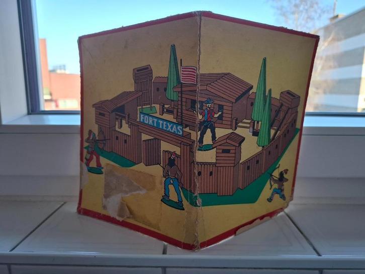Vintage houten fortje jaren 1950-'70, Antiek en Kunst, Antiek | Speelgoed, Ophalen of Verzenden