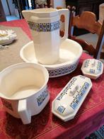 Antieke toiletset 5-delig, Antiek en Kunst, Antiek | Glaswerk en Kristal, Ophalen