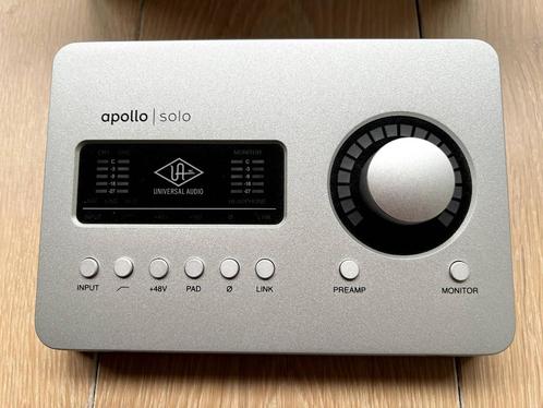 Universal Audio Apollo Solo Thunderbolt 3 Audio Interface, Audio, Tv en Foto, Professionele apparaten, Zo goed als nieuw, Audio