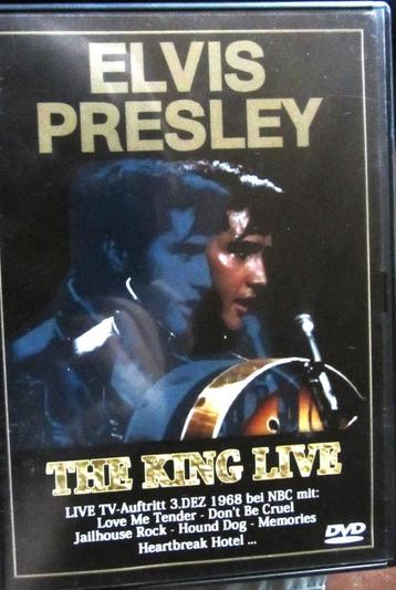 DVD MUZIEK- ELVIS PRESLEY , THE KING LIVE beschikbaar voor biedingen