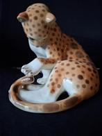 URSS : Porcelaine de lomonosov : Léopard Année 70, Antiek en Kunst, Ophalen