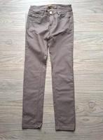 Prachtige Mokkabruine Stretch Broek van R Display 38/40, Kleding | Dames, Broeken en Pantalons, Maat 38/40 (M), Bruin, Ophalen of Verzenden