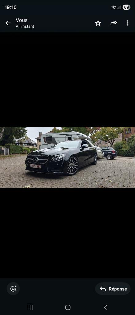 Mercedes-Benz Classe E Cabriolet 220d – 2018 – Pack AMG Full, Autos, Mercedes-Benz, Particulier, Classe E, Cabriolet, Enlèvement